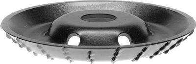 Disk rasp këndor DEDRA F692030, 120mm, kënd 45°, i artë