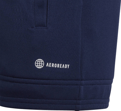 Bluzë treningu Adidas Entrada 22 Track Jr H57530, për kalamaj, me zinxhir gjithëpërgjt, blu navy