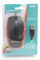 Mouse optik Omega OM-072, 800 DPI, USB, i zi me të kuqe