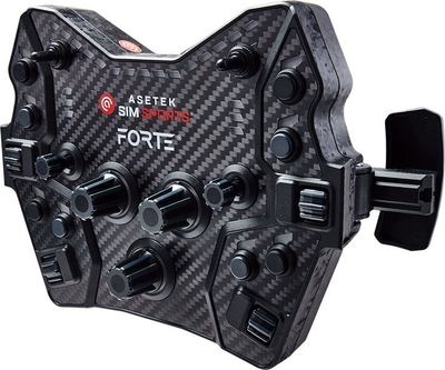 Командна табла Asetek SimSports Forte GT, 21 копче, RGB, црна