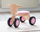 Biçikletë shtytëse druri New Classic Toys Road Star, 4 rrota, mosha 1-4 vjeç, rozë