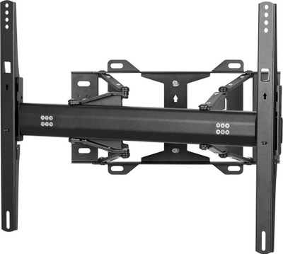 Mbajtës muri rrotullues për TV LCD, 32"-70", metalik, i zi