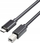Kabllo USB Unitek C14140ABK03-1M, USB C në USB B, 1 m, e zezë