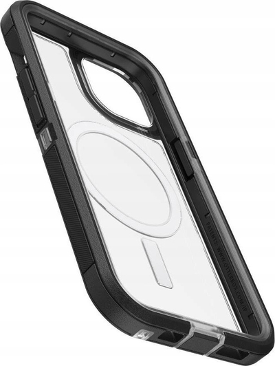 Kapak telefoni OtterBox Defender XT për iPhone 14 Pro Max, MagSafe, i tejdukshëm me kornizë të zezë