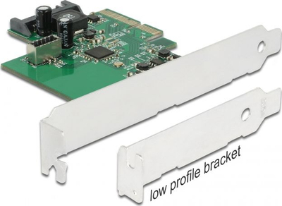Kartë kontrolluese Delock PCIe 3.0 x4 89029, USB 3.2 Gen 2 20 pin, 10 Gbps, e zezë