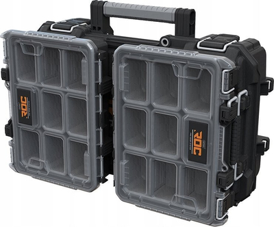 Organizues veglash Keter ROC Pro Gear 2.0, kapak transparent, plastik i qëndrueshëm, gri