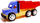 Lodër kamion Leszko Large Tipper Truck II, plastik, i madh, me shumë ngjyra