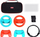 Set aksesorësh Trust GXT 25414, 7 në 1 për Nintendo Switch, me kuti mbrojtëse dhe xham të temperuar, i zi