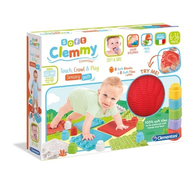 Lodër sensoriale Clementoni Sensory Path, shteg loje për fëmijë, shumëngjyrëshe