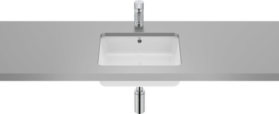 Lavabo nën banak Roca The Gap Square, 35x40 cm, porcelan, e bardhë