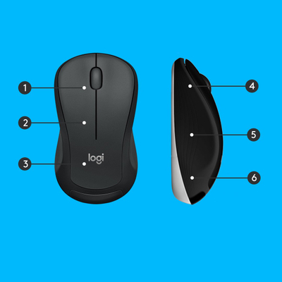 Set tastjere dhe mausi Logitech MK540 ADVANCED, wireless, i zi