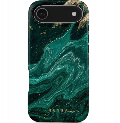 Mbulesë Burga Tough MagSafe për Apple iPhone 17 Pro, dizajn Emerald Pool, e gjelbër