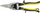 Gërshërë për llamarinë AWTools (AW22002), 56-62 HRC, 1.2mm/250mm, të verdha