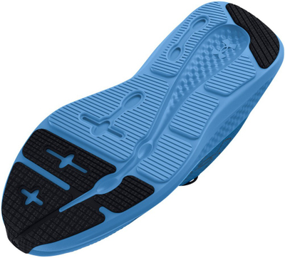 Патики за трчање Under Armour Charged Pursuit 3 Big Logo за момчиња, мрежа, сино-зелена
