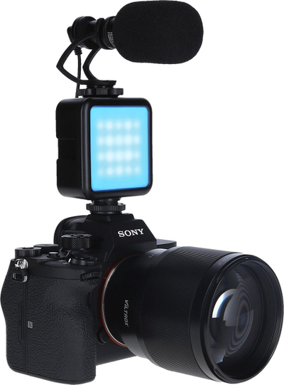 Dritë LED kompakte Rollei LUMIS Compact Flash, RGB, 60 LED, e zezë