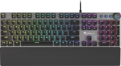 Tastierë Genesis Thora 380 RGB NKG-1725, US, e zezë