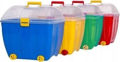 Kuti lodrash Hemar Large Chest Solo MIX, 39x29x41cm, plastike, shumëngjyrëshe
