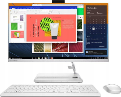 Kompjuter AIO Lenovo IdeaCentre 3 27ALC6, 27" FHD, Ryzen 5 7530U, 16GB RAM 512GB SSD, i bardhë
