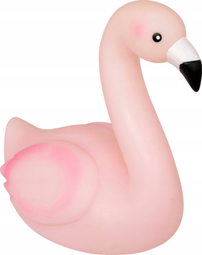 Dritë nate Amel flamingo rozë, 14.5 cm e lartë, PVC