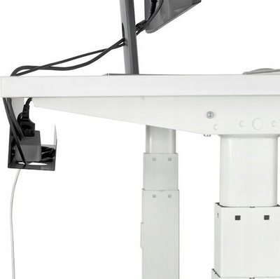Kanal kabllosh Digitus Cable Management Channel, metalik, për montim nën tavolinë, i zi
