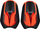 Pala noti Speedo Fastskin Hand Paddle, trajnim force, aerodinamike, portokalli e zezë