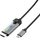 Adapter USB j5create JCC157, USB Type C në HDMI, kabllo 1.8 m, i zi e gri