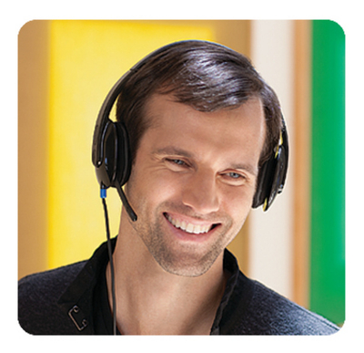 Logitech H540 USB Слушалки