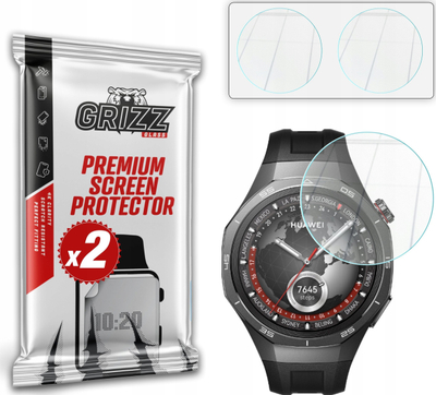 Mbrojtëse ekrani hibride Grizz për Huawei Watch GT 5 Pro 46mm, xham fleksibël, transparente