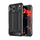 Këllëf telefoni Hurtel Hybrid Armor për iPhone 17 Pro Max, kapak mbrojtës i zi
