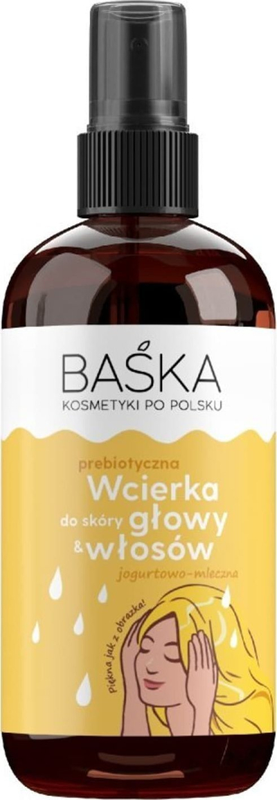 Tonik për skalpin e kokës Baśka Yogurt Milk, prebiotik, për flokë me yndyrë