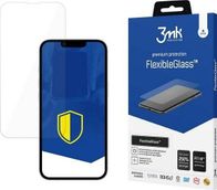 Mbrojtëse ekrani 3MK FlexibleGlass për iPhone 16e 17e, xham hibrid, transparent