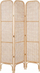 Ndarës dhome POTENZA 3 panele, 105x180cm, ratan, ngjyrë natyrale