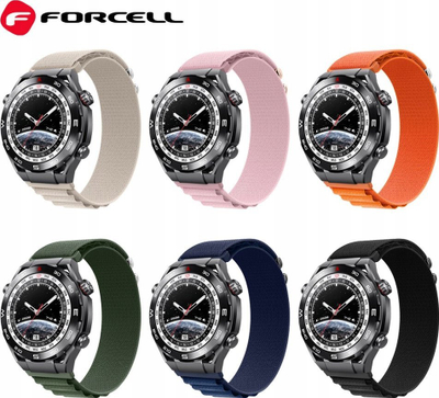 Rrip ore inteligjente Forcell F-Design FS05, 22mm, për Samsung Watch, i zi