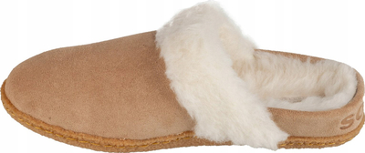 Pantofla shtëpie Sorel Nakiska Slide II W, suede, për femra, bezhë