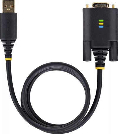Kabllo USB në Serial StarTech 3ft 1m, USB A në DB9 RS232, me FTDI, e zezë