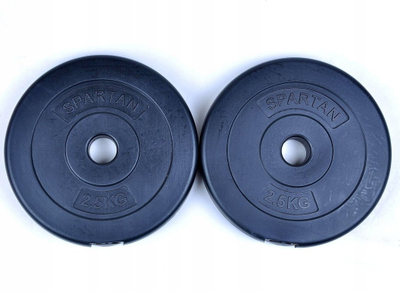 Pllakë peshe Spartan, 2.5kg, beton, e zezë