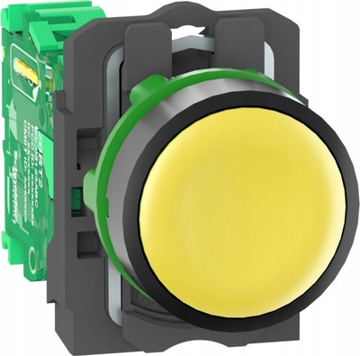 Buton radio Schneider Electric Harmony XB5 ZB5RTA5, 22.3mm, 24V DC 240V AC, i verdhë