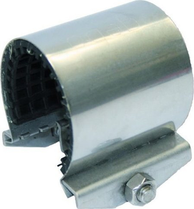 Shirit mbyllës Gebo çelik inox, 60mm i gjatë, për tuba uji, argjendtë