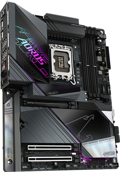 Pllakë amë Gigabyte Z890 Aorus Master, DDR5 9500MHz OC, PCIe 5.0, e zezë