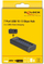 USB разделник DeLOCK 64326, 4 порти, USB 2.0, црн