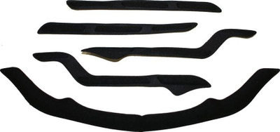 Set jastëkësh shkumë për helmetë Giro Register Mips, zëvendësues, i zi