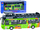 Autobus lodër Double Decker, me tinguj dhe drita, dy kate, pull back