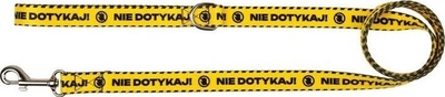 Zinxhir për qen Chaba Do Not Touch M, 260cm, 2.0cm, i zi