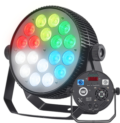 Reflektor skenik Light4Me Party Par, 18x10W LED RGBW, DMX, i zi