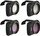 Set filtrash Sunnylife MM-FI9257 për DJI Mini 2, CPL ND4 ND8 UV, i zi