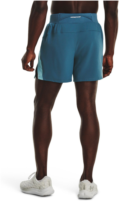 Pantallona vrapimi Under Armour Launch Elite Mesh për meshkuj, antierë, blu