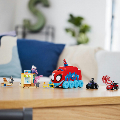 Lodër ndërtimi LEGO Marvel 10791 Team Spidey Mobile Headquarters, 187 copa, 4+, e kuqe