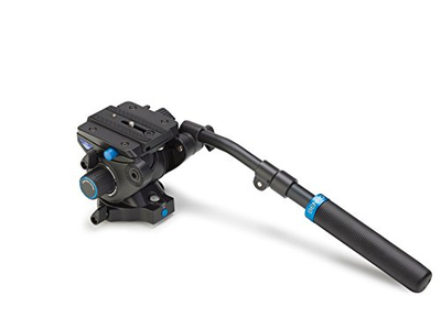 Kokë video Benro S6, mban gjer në 6 kg, fije 3/8", ngjyrë e zezë