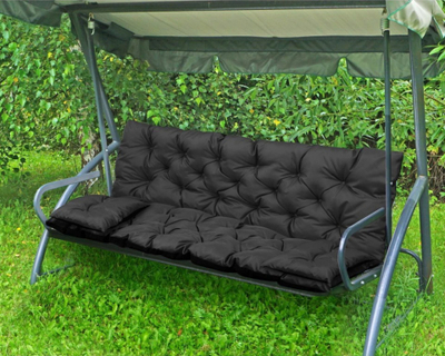Set jastëkë kopshti POLSKA Garden Set Universal, 2 pjesë, rezistent ndaj ujit, i zi