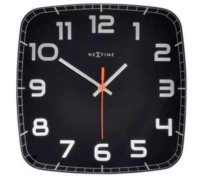 Orë muri Nextime 8816zw, e zezë hNT306